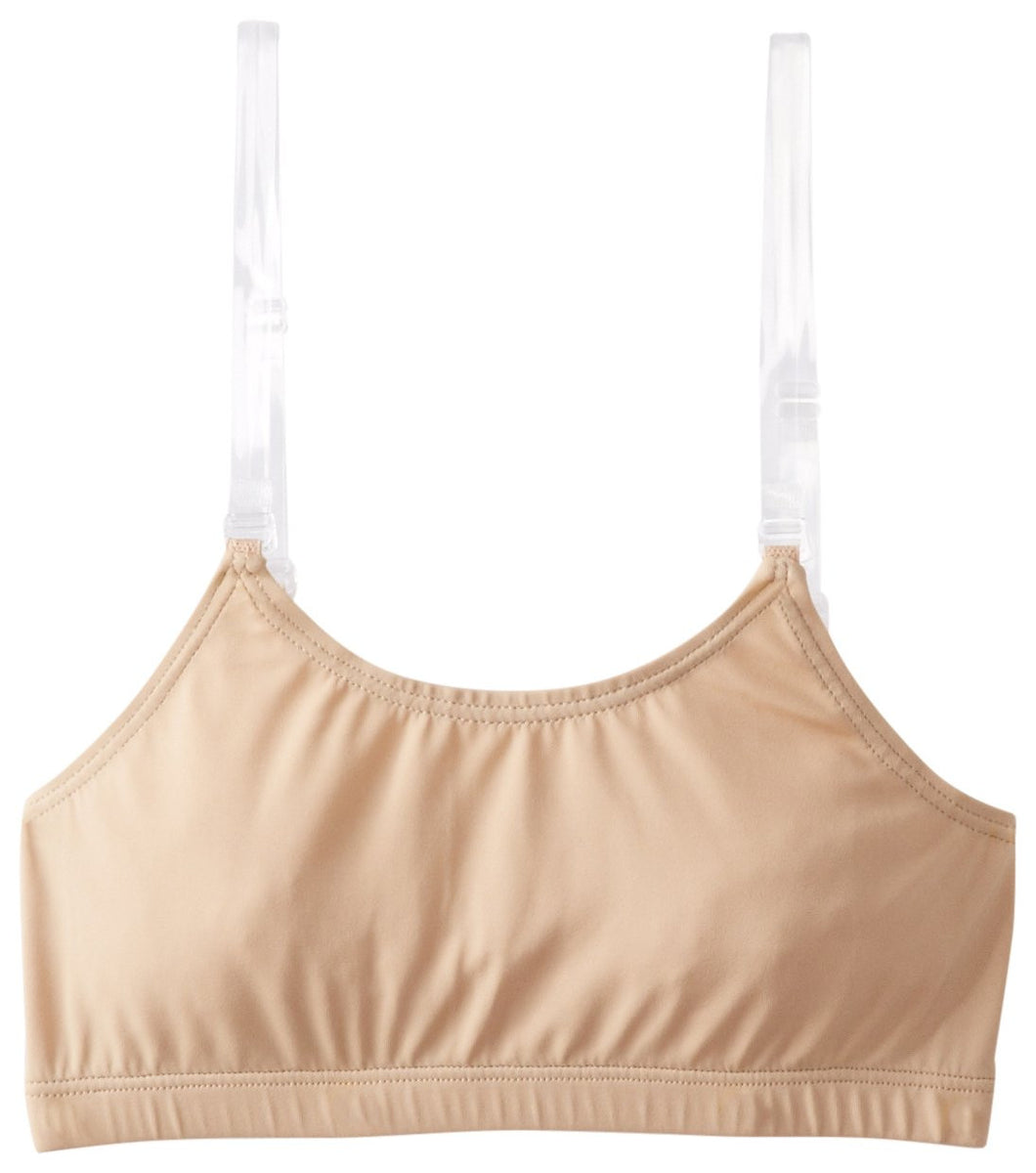  iMucci Professional Beige Clear Back Bra NO Sponge Backless  Bra for Ballet Dance : Sports & Outdoors