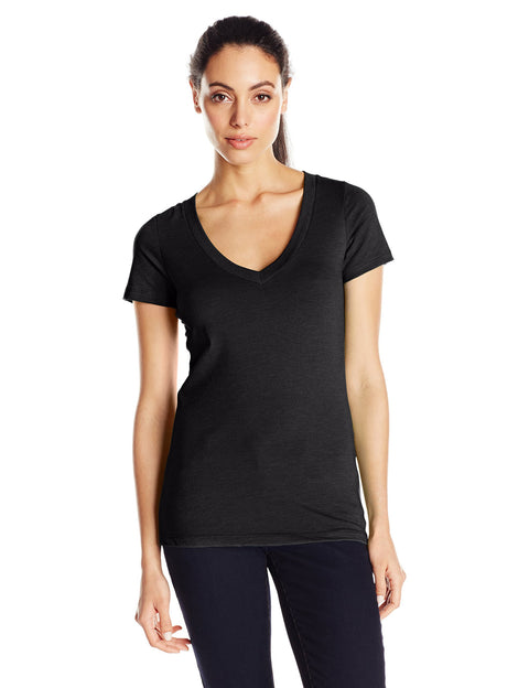 Clementine Women's Deep V-Neck Tee - Clementine Apparel