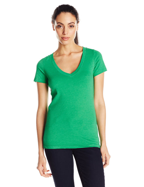 Clementine Women's Deep V-Neck Tee - Clementine Apparel