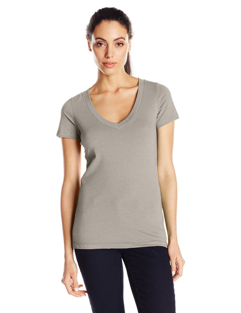 Clementine Women's Deep V-Neck Tee - Clementine Apparel