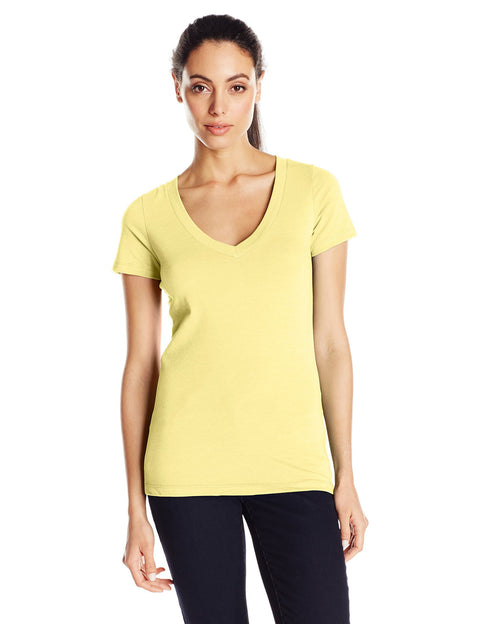 Clementine Women's Deep V-Neck Tee - Clementine Apparel