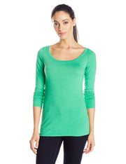 Clementine Women's Tri-Blend Long Sleeve Crew Neck Top - Clementine Apparel