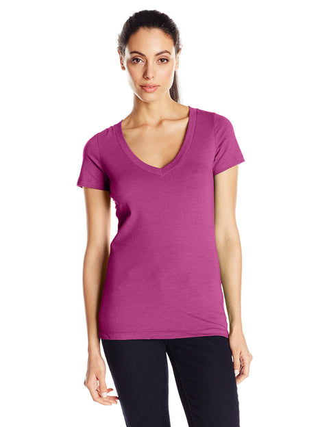 Clementine Women's Deep V-Neck Tee - Clementine Apparel