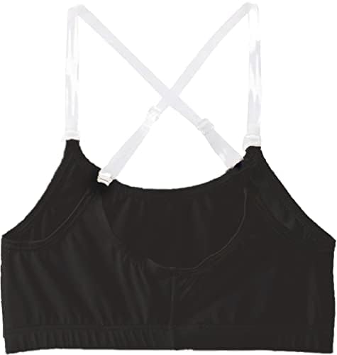 Sexy Code 1701 Clear Back Bra Wirelesss Backles Bras with Clear Strap  Cotton Dance Sport Bralette for Girls Women