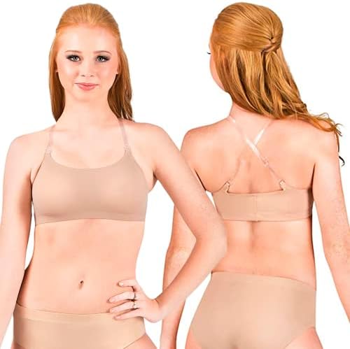 Clementine Big Girls' Girls Pull-On Bra with Detachable Elastic Shoulder  Straps, Nude, 12/14… : : Clothing, Shoes & Accessories